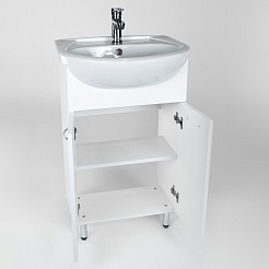 Viant Мебель для ванной Рио 55 белая – фотография-5